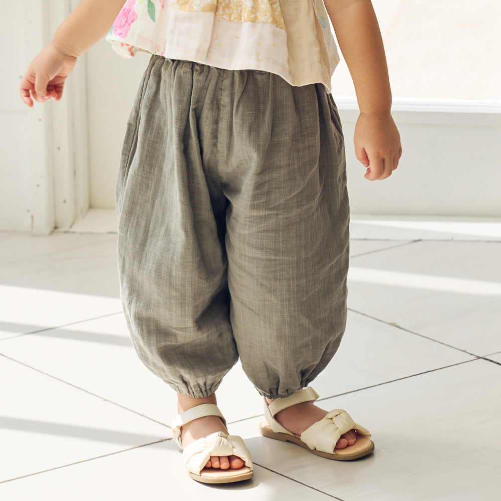 ガーゼ サロペット カーキ 80・90・100・110cm