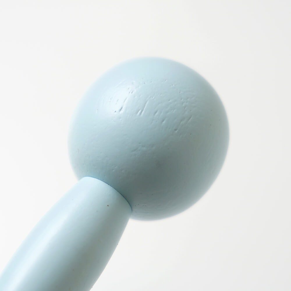 マロービブ・ダンベルベルギフトセット ブルー　/　お食事エプロン・木製玩具