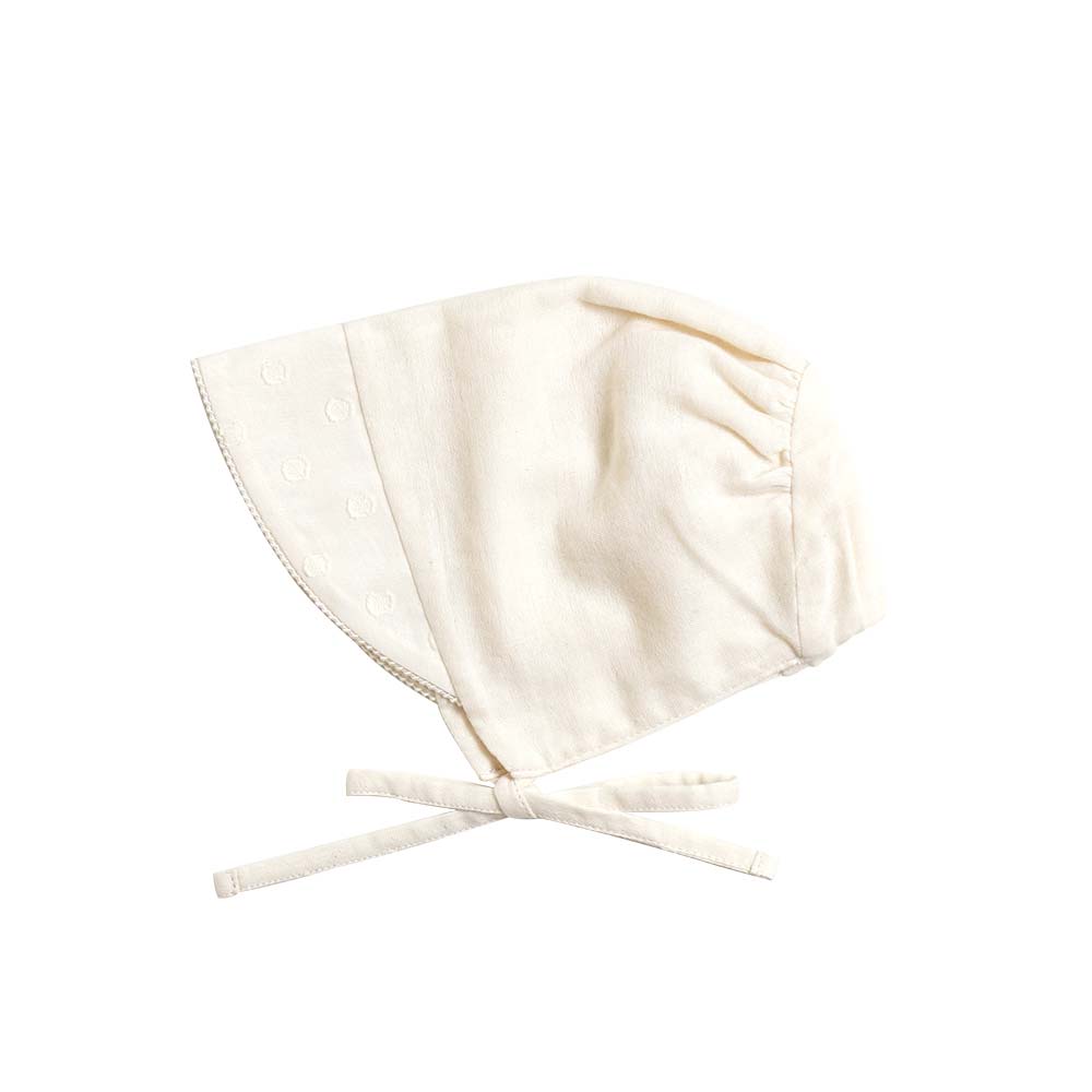 オーガニックコットン　ボンネット　キナリ