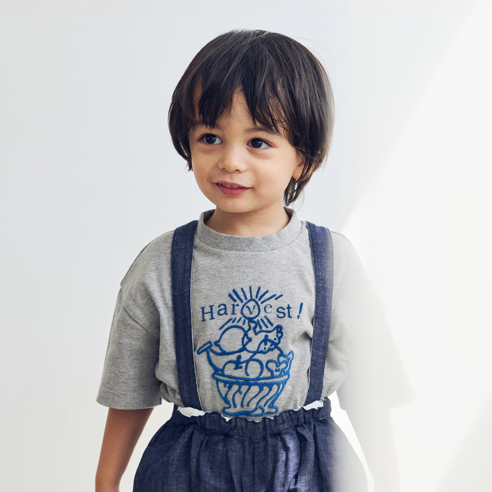 HarvestプリントTシャツ キナリ 80・90・100cm