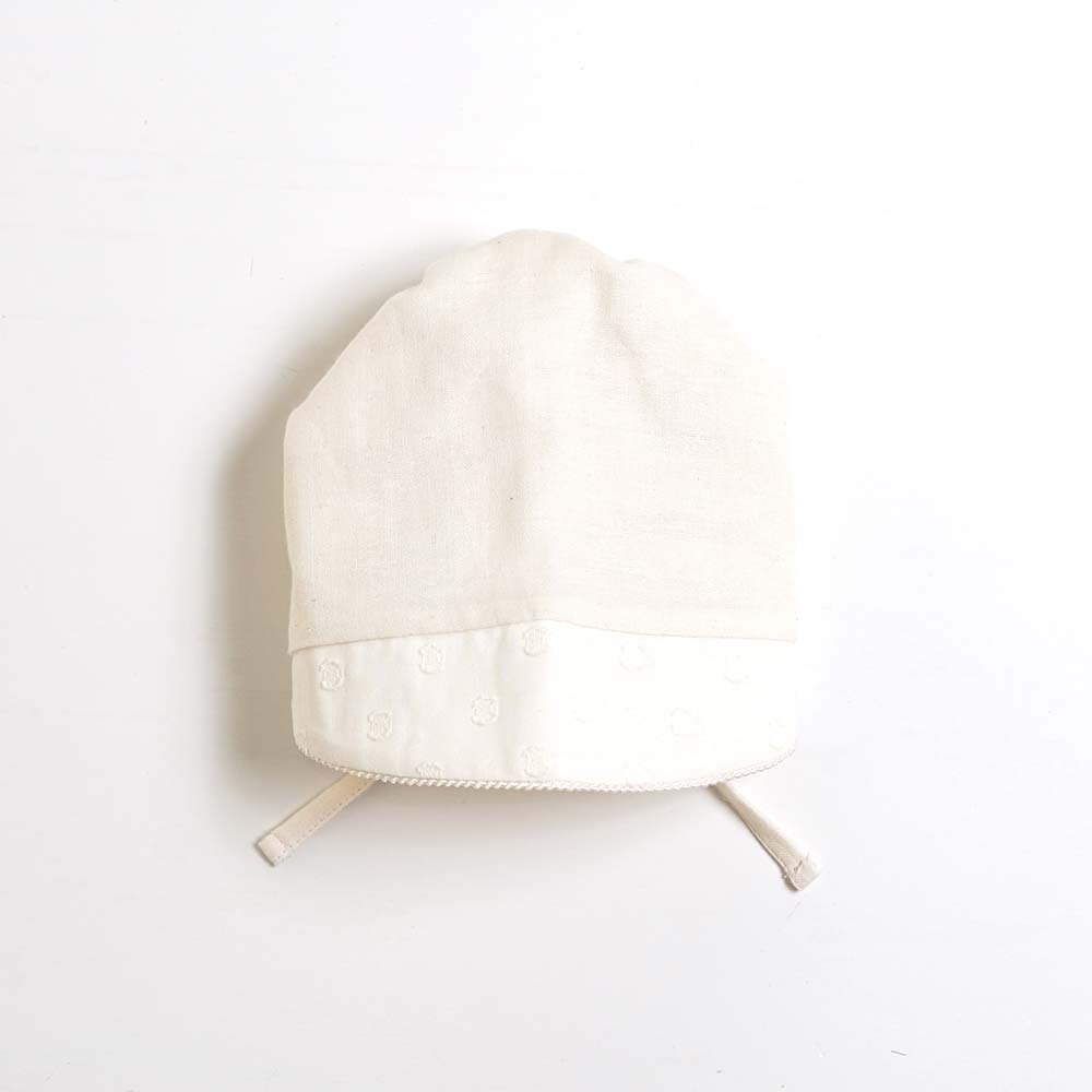 オーガニックコットン　ボンネット　キナリ