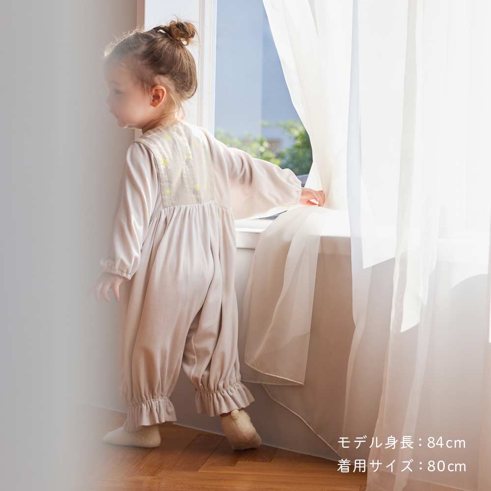 ウォームドロワ ロンパース ピンク 70・80cm