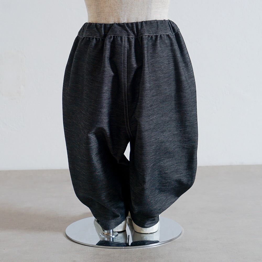 ストレッチポケットパンツ ブラック 80・90・100・110cm