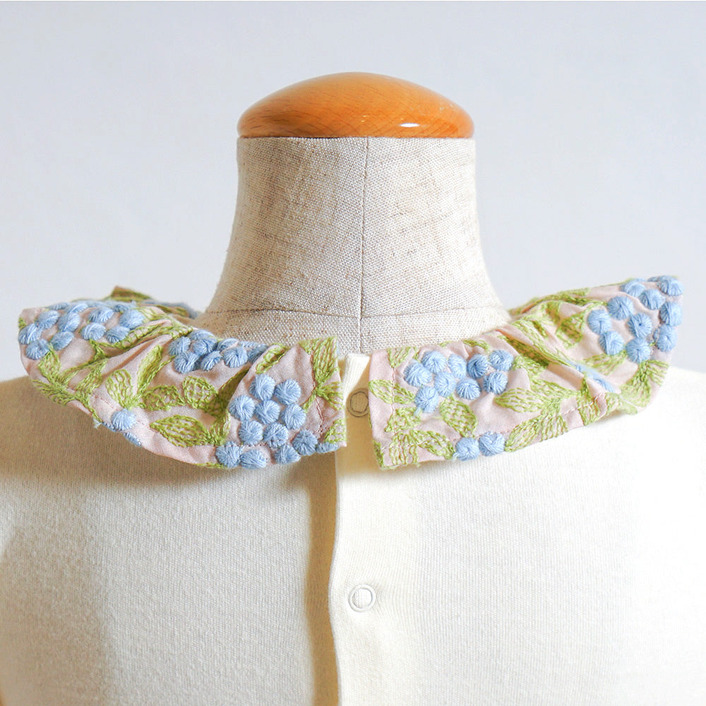 木の実刺繍 ボディオール アイボリー 70・80cm