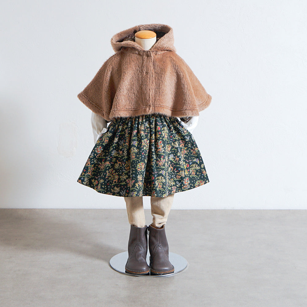 リバティBambiエプロンドレス オリーブ 80・90・100・110cm