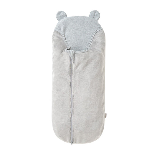 【12/15頃再入荷予定】たまごマットおくるみ sleep 起毛ベロア グレー