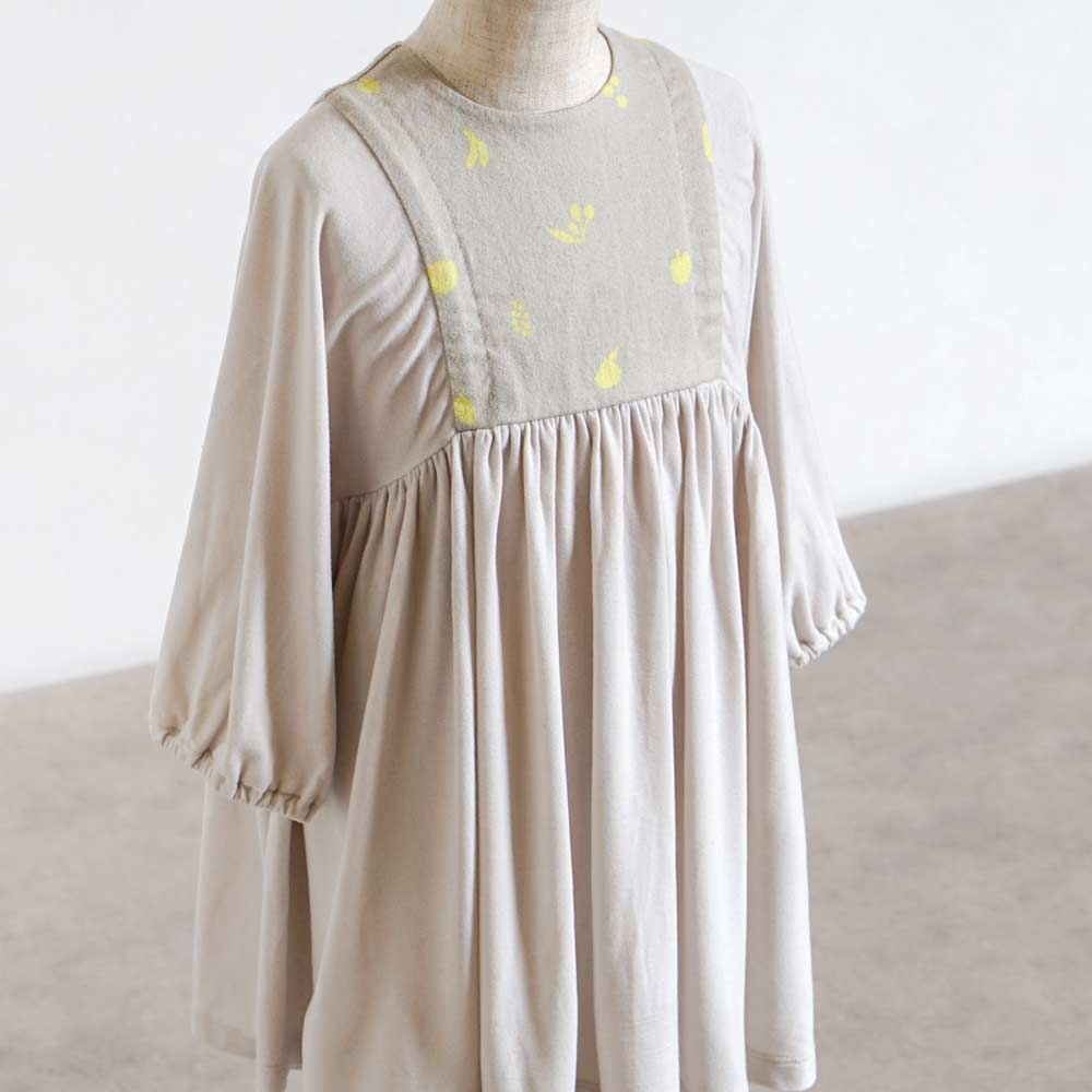 ウォームギャザーワンピース グレー 80・90・100cm