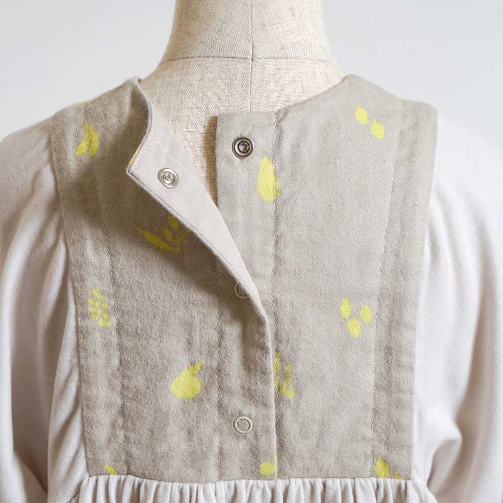 ウォームギャザーワンピース グレー 80・90・100cm