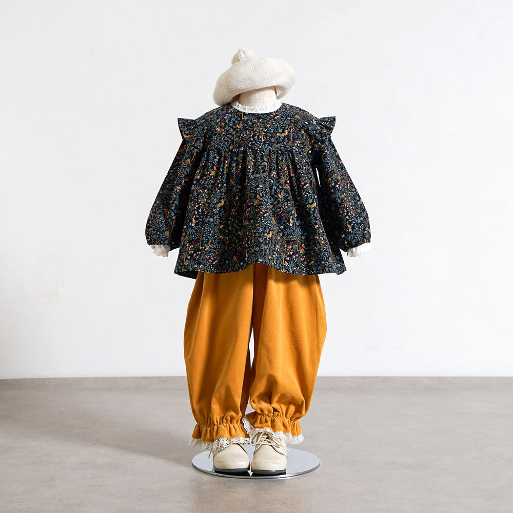 forestコーデュロイチュニック ネイビー 80・90・100・110cm