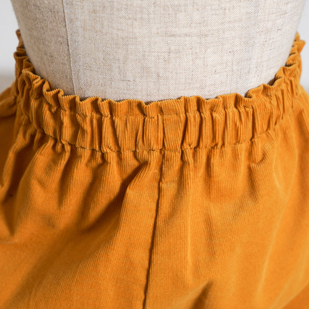 コーデュロイLaceパンツ マスタード 80・90・100・110cm