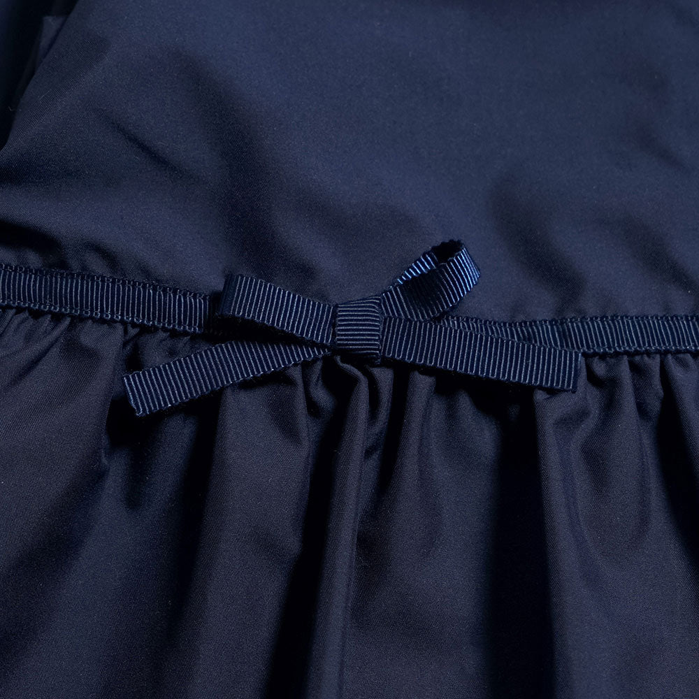 お受験ギャザー2wayコート ネイビー 105-115・115-125・125-135cm