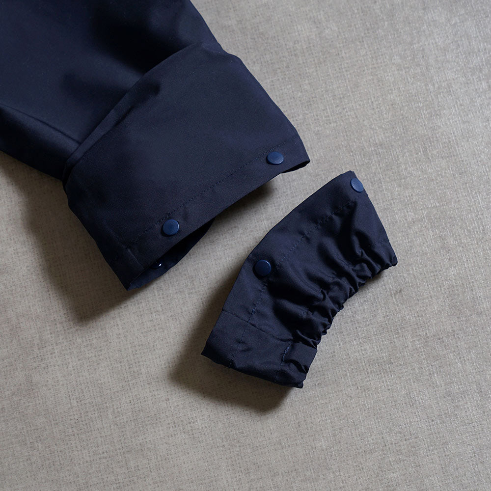 お受験ギャザー2wayコート ネイビー 105-115・115-125・125-135cm