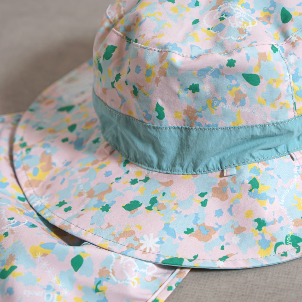 CLOUD MOIS リバーシブルハット flower cloud(花雲)
