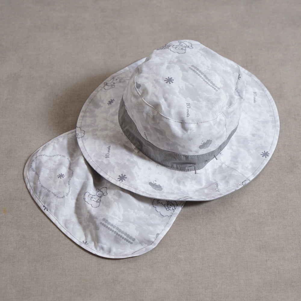 CLOUD MOIS リバーシブルハット cotton cloud(綿雲)