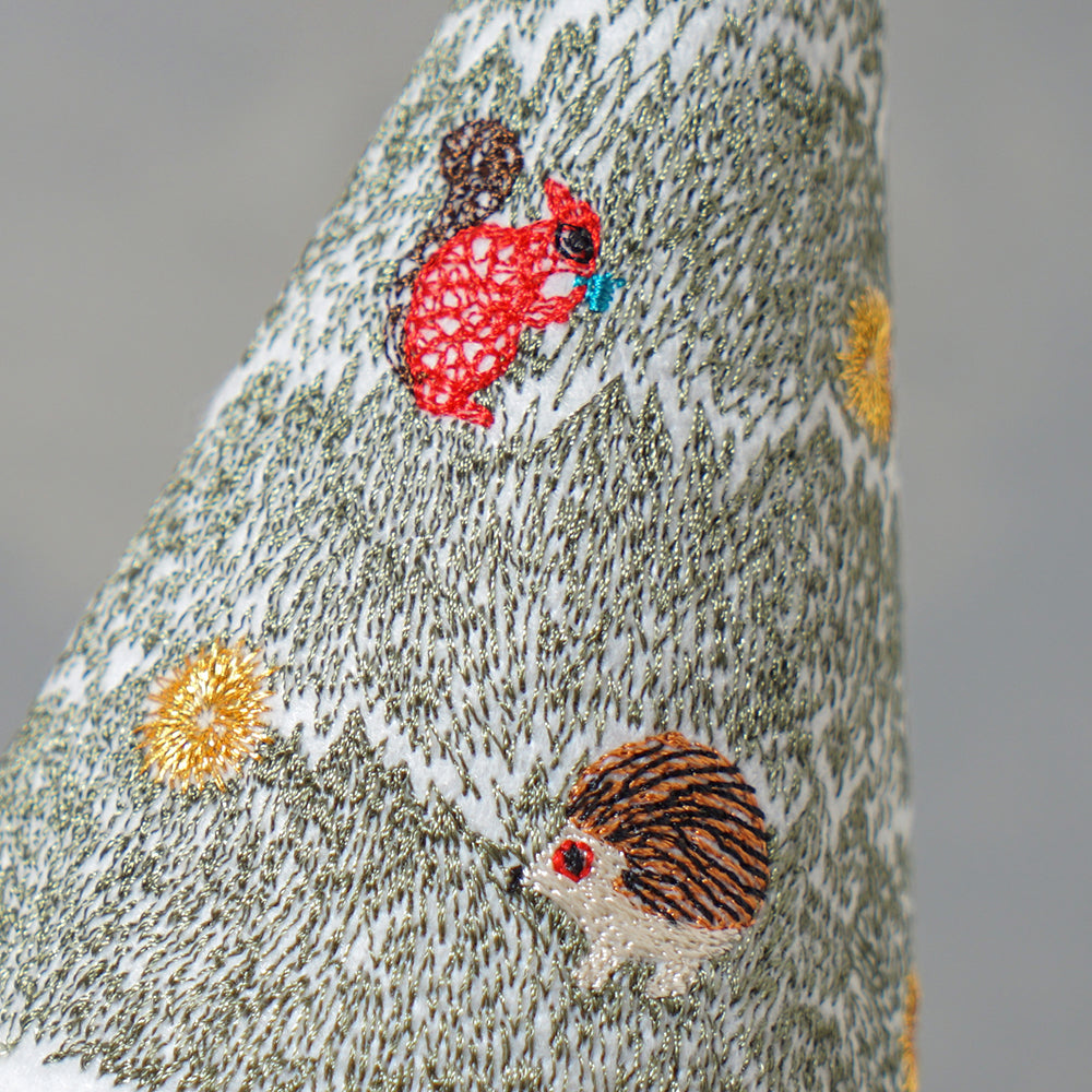 クリスマス 刺繍スタンドツリー / Matsuo Miyuki クリスマスツリー