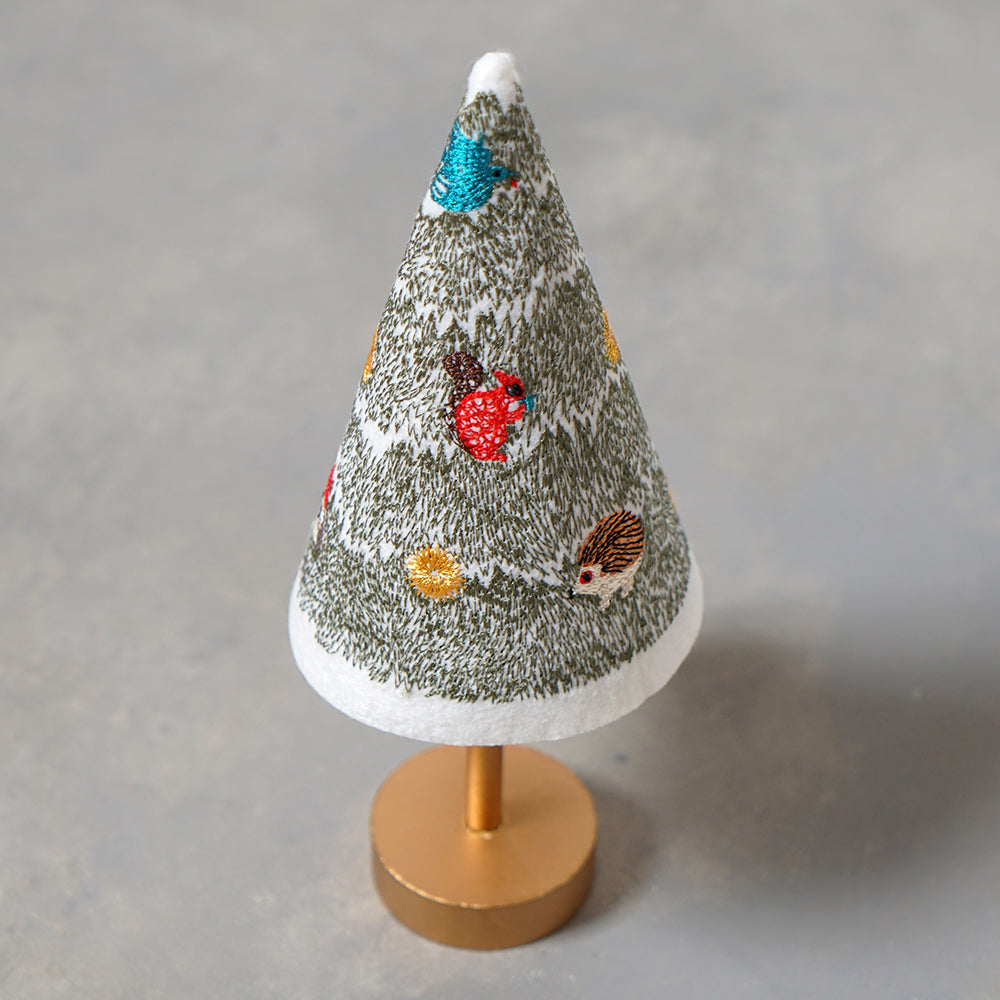 クリスマス 刺繍スタンドツリー / Matsuo Miyuki クリスマスツリー