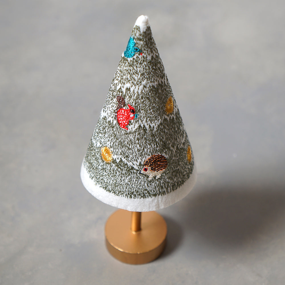 クリスマス 刺繍スタンドツリー / Matsuo Miyuki クリスマスツリー