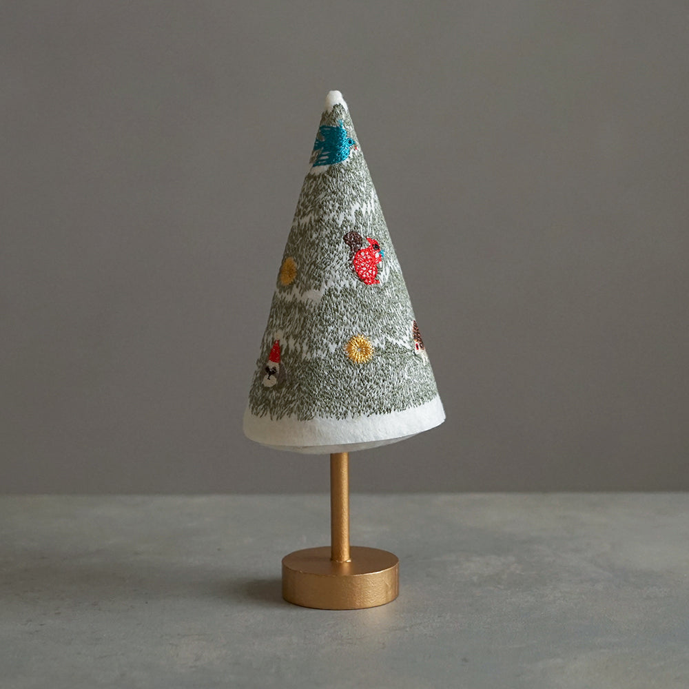 クリスマス 刺繍スタンドツリー / Matsuo Miyuki クリスマスツリー