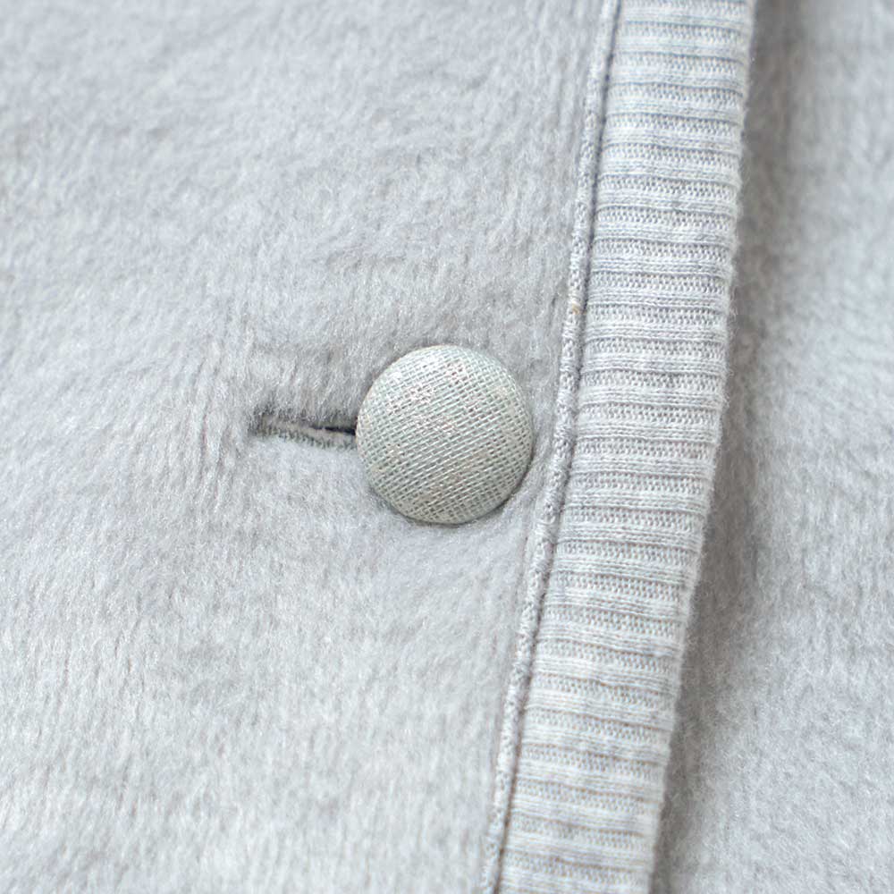 シャギーウォームブルゾン グレー 80-90・ 90-100・100-110cm