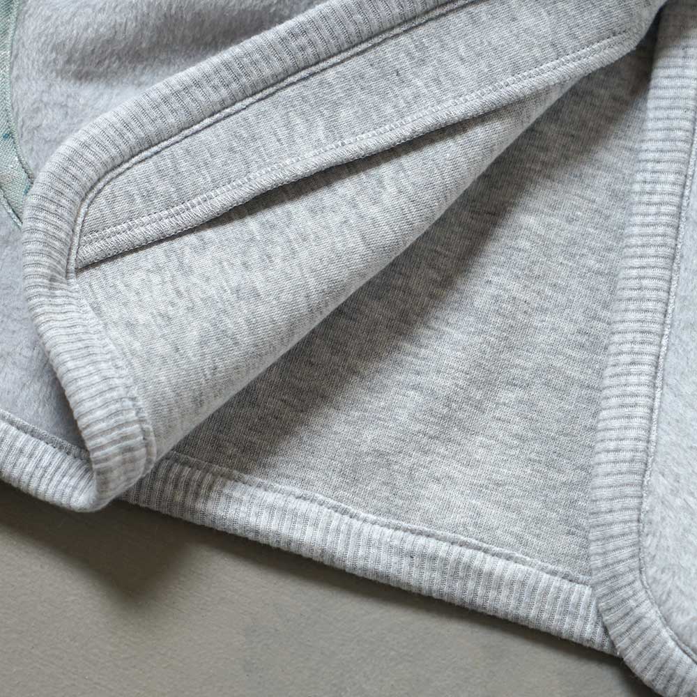 シャギーウォームブルゾン グレー 80-90・ 90-100・100-110cm