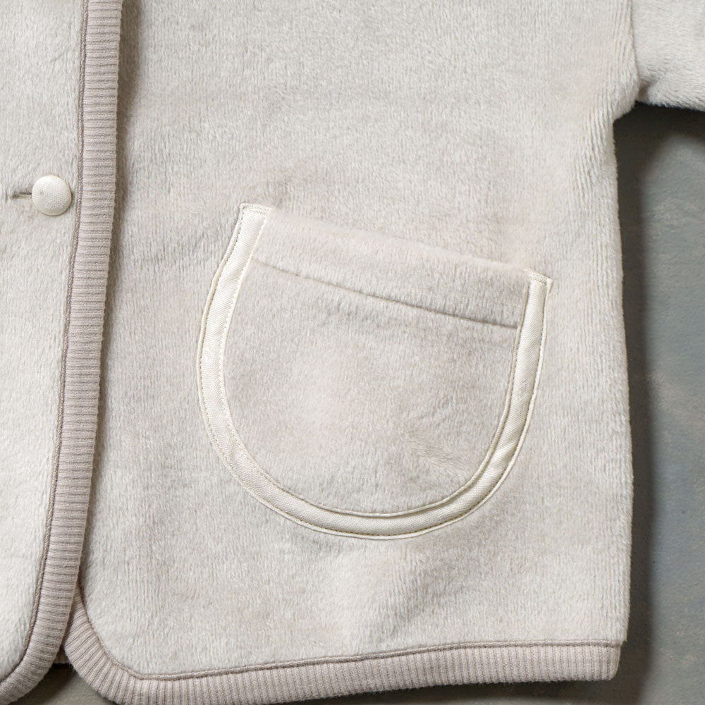 シャギーウォームブルゾン ベージュ 80-90・ 90-100・100-110cm