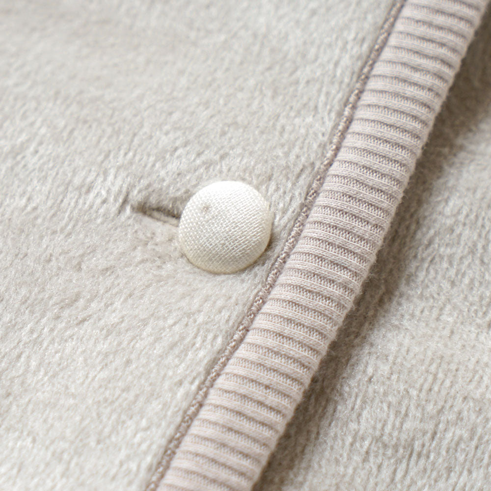 シャギーウォームブルゾン ベージュ 80-90・ 90-100・100-110cm