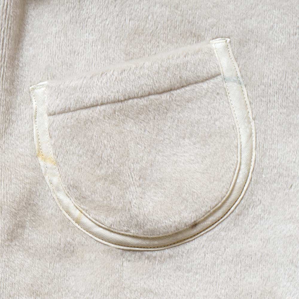 シャギーウォームブルゾン ベージュ 80-90・ 90-100・100-110cm