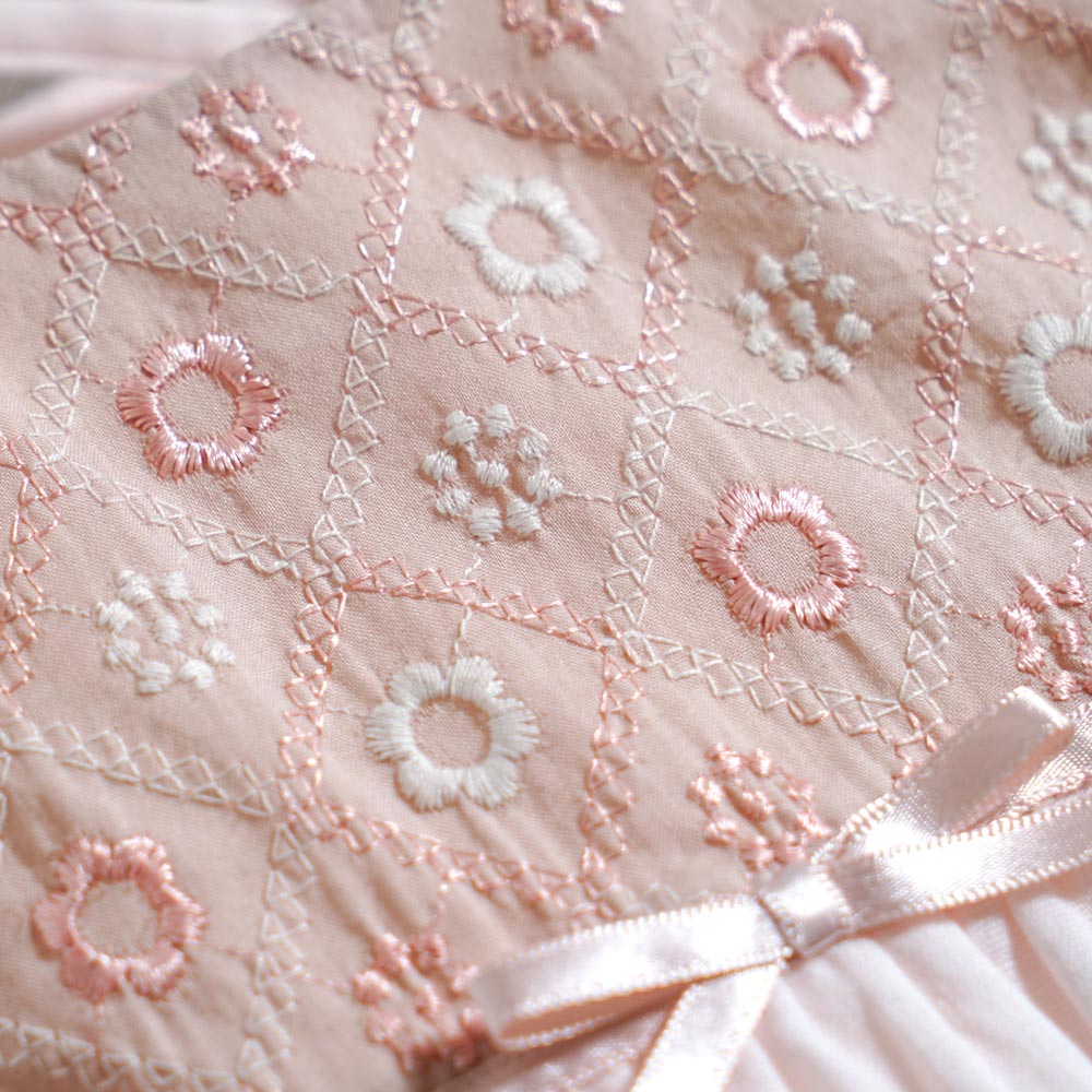 fleurバルーンロンパース ピンク 70・80cm