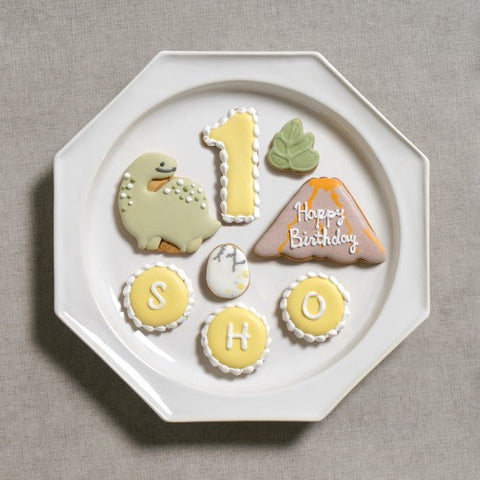 Atelier10mois ファーストバースデーケーキ アイシングクッキー 恐竜