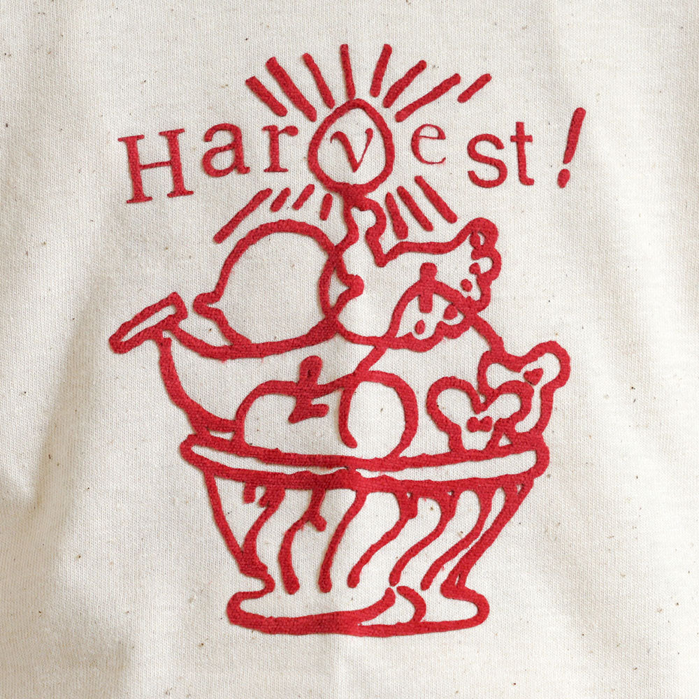 HarvestプリントTシャツ キナリ 80・90・100cm