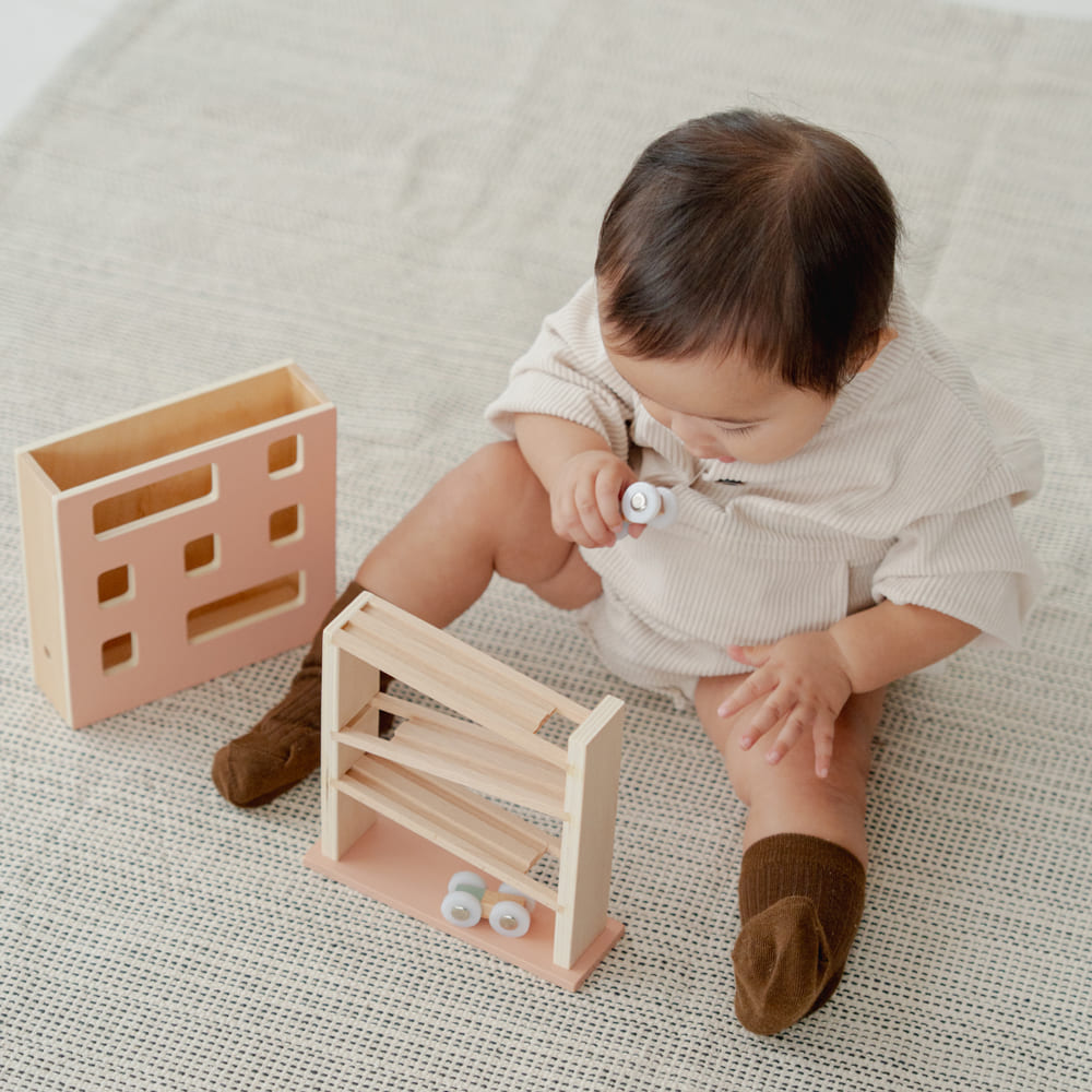 DOU BOOK( Car slide)スロープトイ / おもちゃ 木製玩具