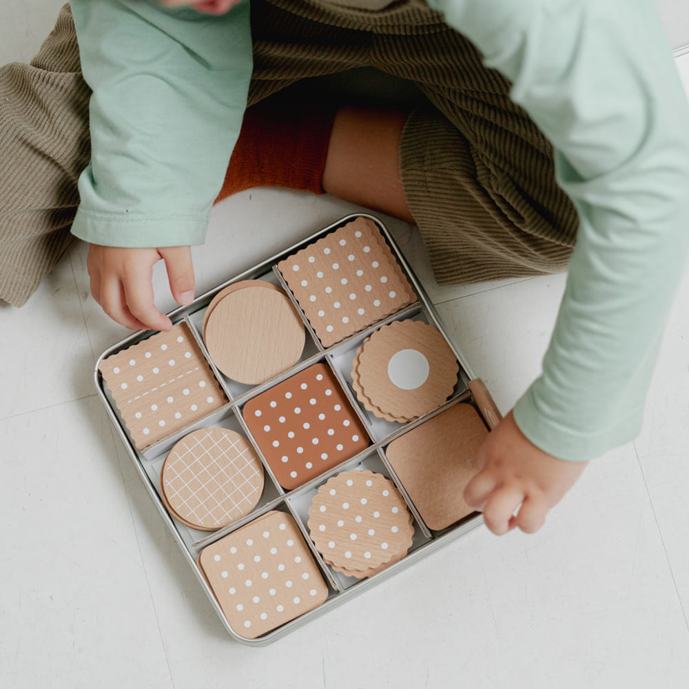 ひらがな Biscuit / 木のおもちゃ　木製玩具