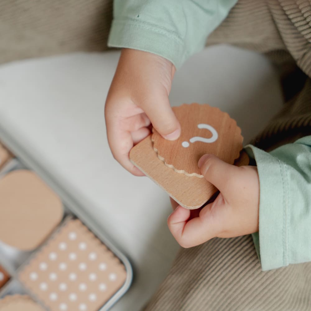 ひらがな Biscuit / 木のおもちゃ　木製玩具