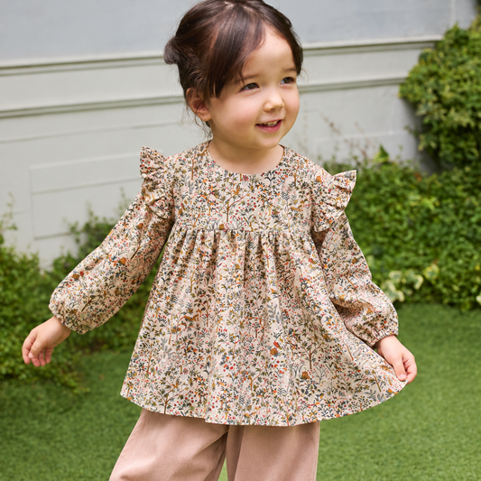 forestコーデュロイチュニック ベージュ 80cm / ベビー服