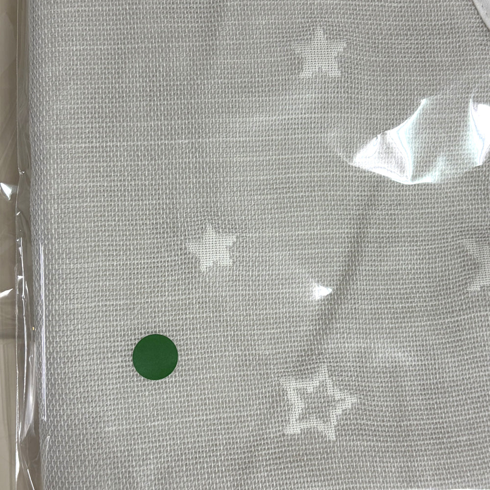 ダブルガーゼベビースリーパー リバーシブル グレー×ホワイト  / ギフト包装不可