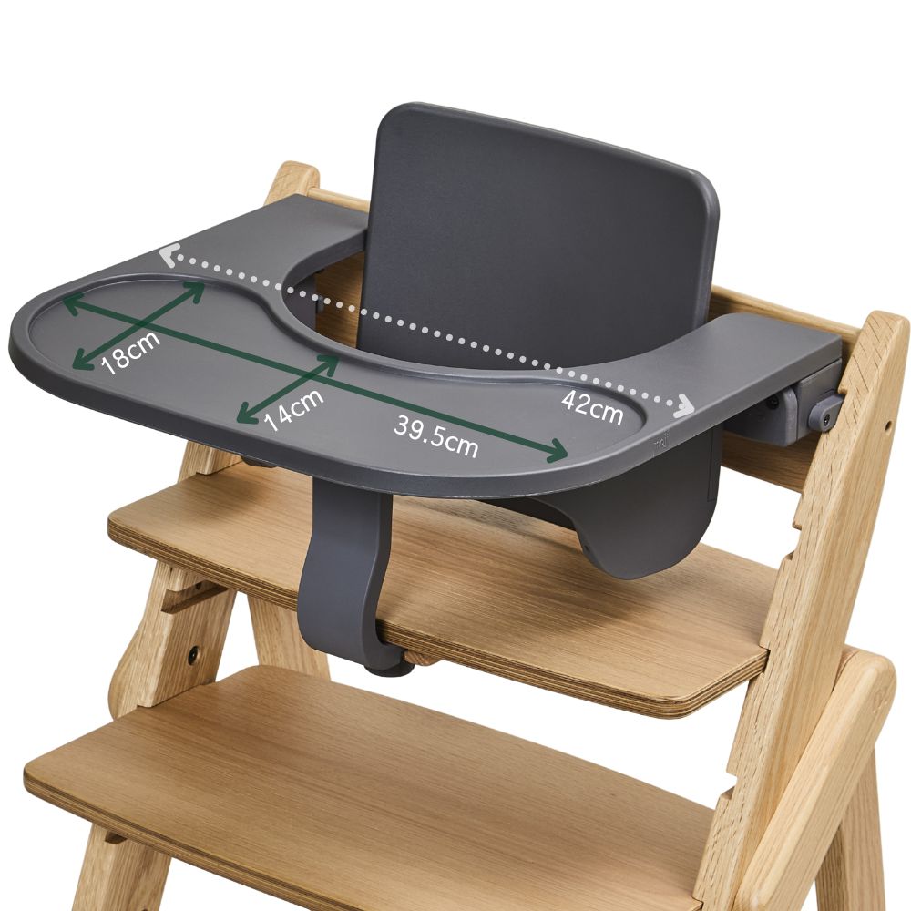 イッピー フードトレイ ダークグレー