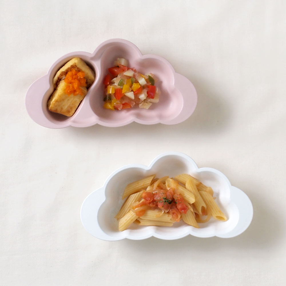 mamamanma(マママンマ)　プレートセット モワ ピンク/ 離乳食 食器　ベビーサイズ