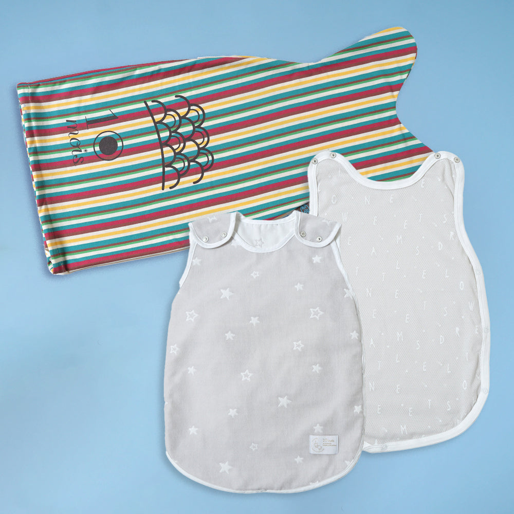 こいのぼりギフト PATTO MOTTO COOL スリーパー グレー