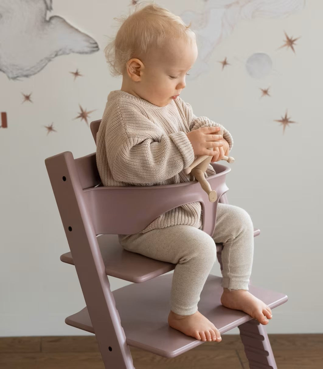 トリップ トラップ 新生児セット(5in1セット) ナチュラル ５点セット/ STOKKE