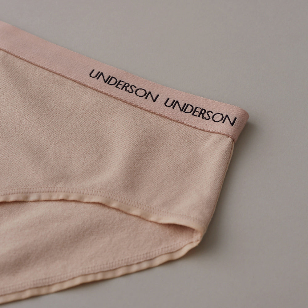 ナローフルヒップショーツ ピンクベージュ / UNDERSON UNDERSON