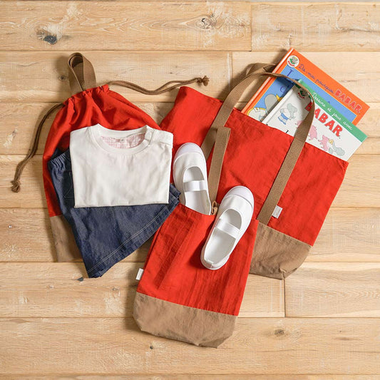 入園・入学グッズ　3点セット　オレンジ / 10mois×ACTUS