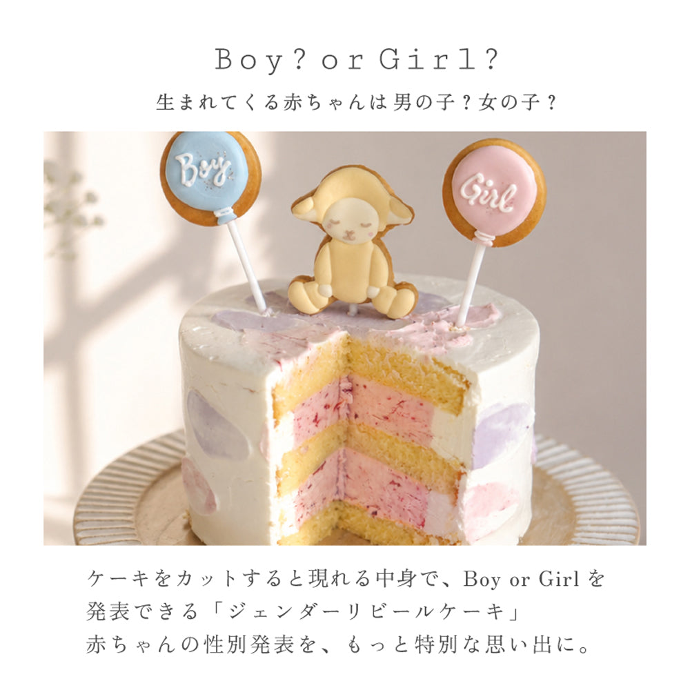 ジェンダーリビールケーキ ◎　/ Atelier 10mois