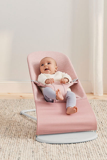 バウンサーBliss 3Dジャージー ライトピンク/ ベビービョルン