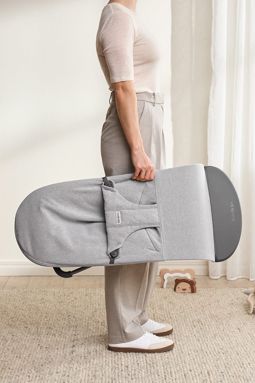 バウンサーBliss ウーブン ライトグレーメランジ / ベビービョルン