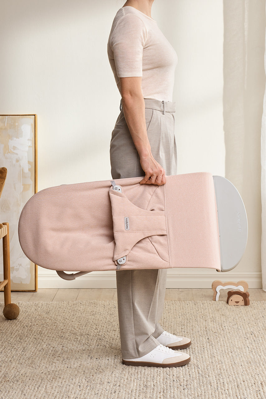 バウンサーBliss ウーブン ライトピンクメランジ / ベビービョルン