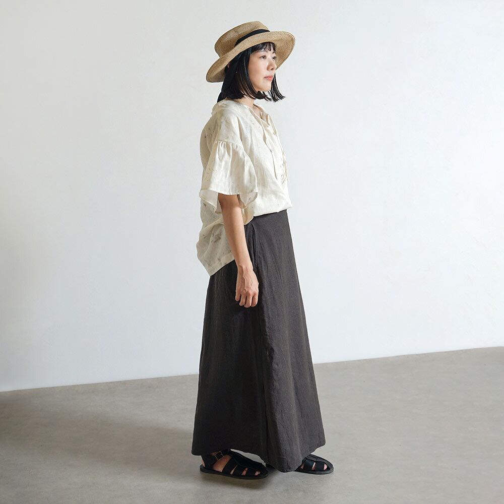 フレアスリーブチュニック ベージュ F / 大人服