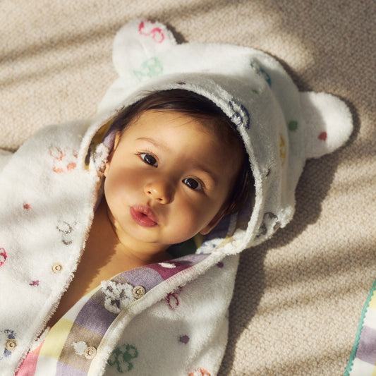 バスポンチョ シャンピニオン Hoppetta/ 名入れ刺繍可