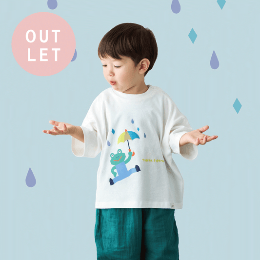 tupera tupera 親子Tシャツ(キッズ) オフホワイト 80-90cm   / ギフト包装不可