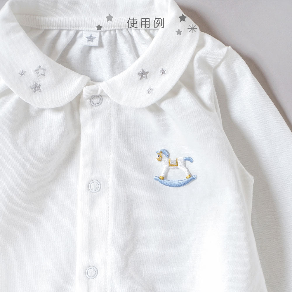 刺繍ワッペン 木馬