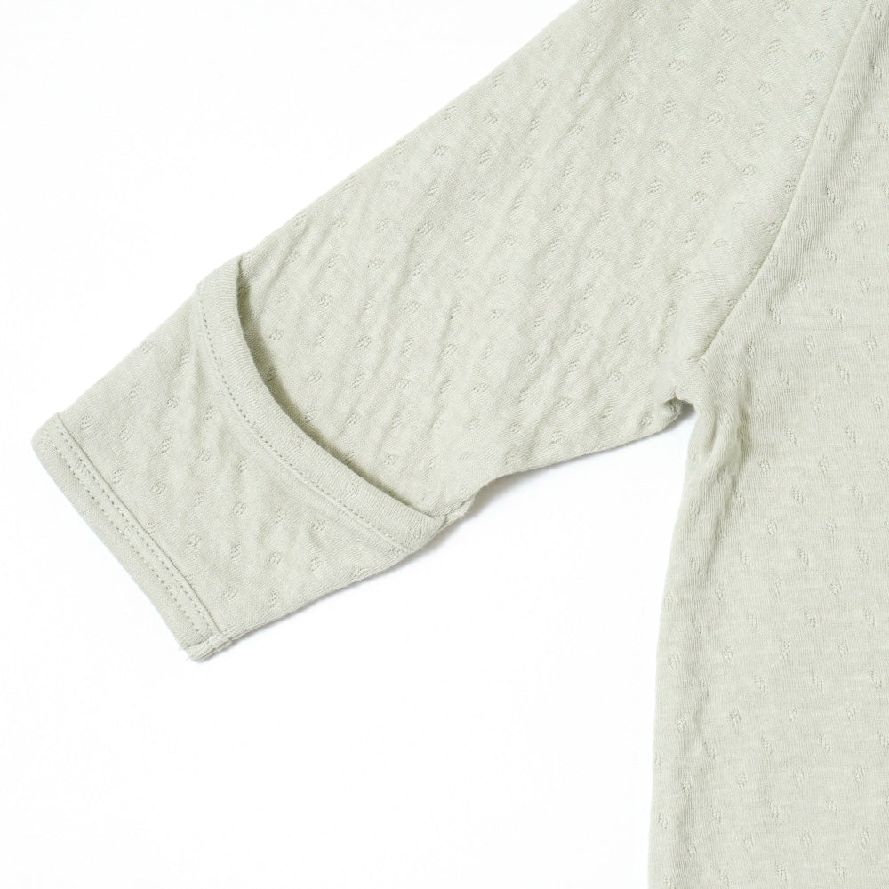 guri(ぐり）　2wayドレス＆ベビー帽2点セット　グリーン　50cm-70cm